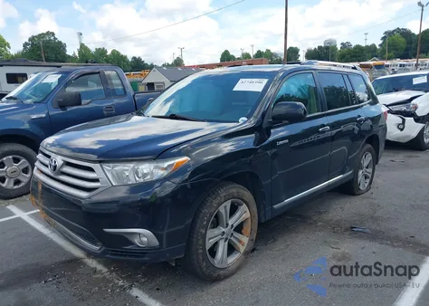 2013 Toyota Highlander Limited V6 from USA, damaged, VIN 5TDDK3EH5DS275426